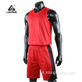 La maglia da basket reversibile personalizzata all&#39;ingrosso imposta le uniformi